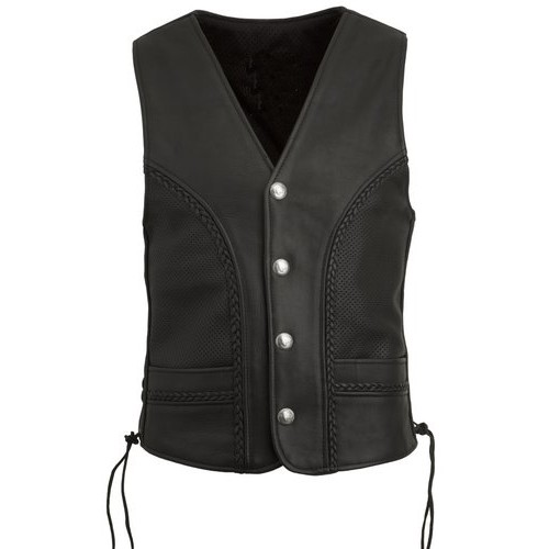 DS-MBV-1003-Motorbike Leather Vest