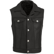 DS-MBV-1006-Motorbike Leather Vest