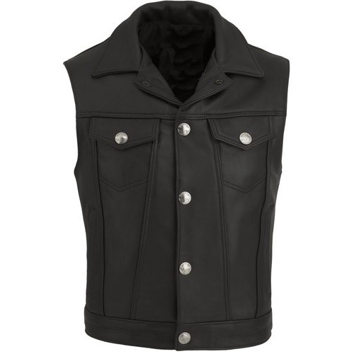 DS-MBV-1006-Motorbike Leather Vest