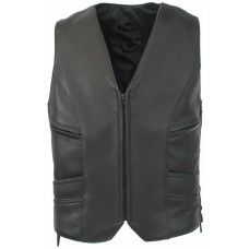 DS-MBV-1008-Motorbike Leather Vest
