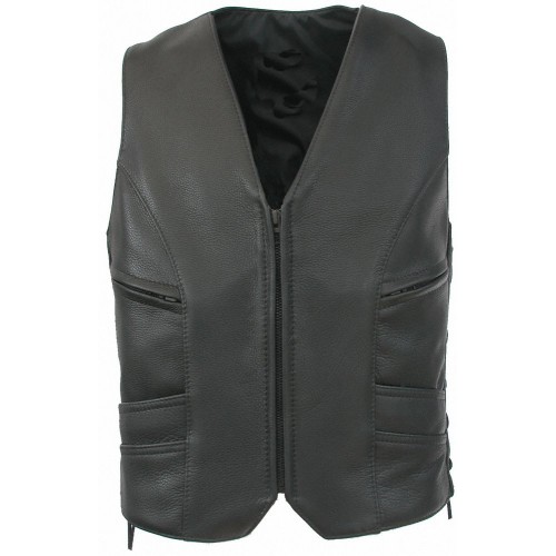 DS-MBV-1008-Motorbike Leather Vest