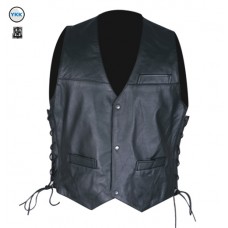 DS-MBV-1010-Motorbike Leather Vest