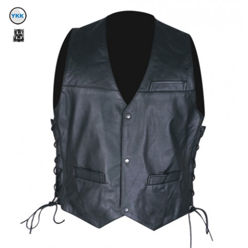 DS-MBV-1010-Motorbike Leather Vest
