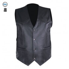 DS-MBV-1011-Motorbike Leather Vest