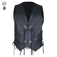 DS-MBV-1013-Motorbike Leather Vest