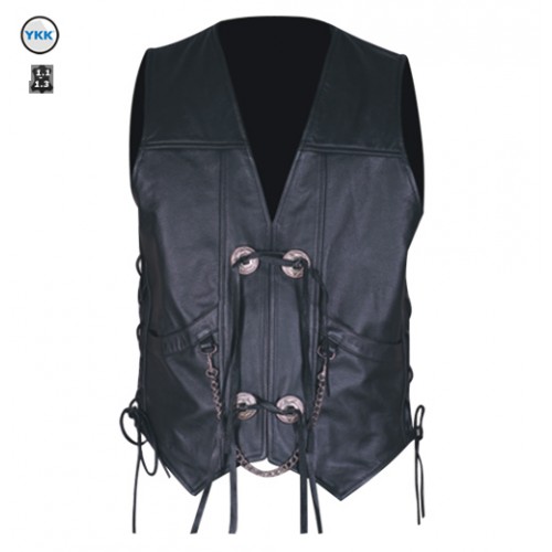 DS-MBV-1013-Motorbike Leather Vest