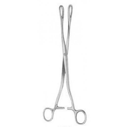 Sanger Placenta Ovum Forceps SJ Curved 27cm/10 1/2